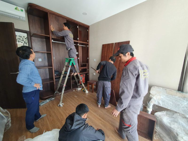 Thi công cải tạo nội thất chung cư nhà anh Phước 11