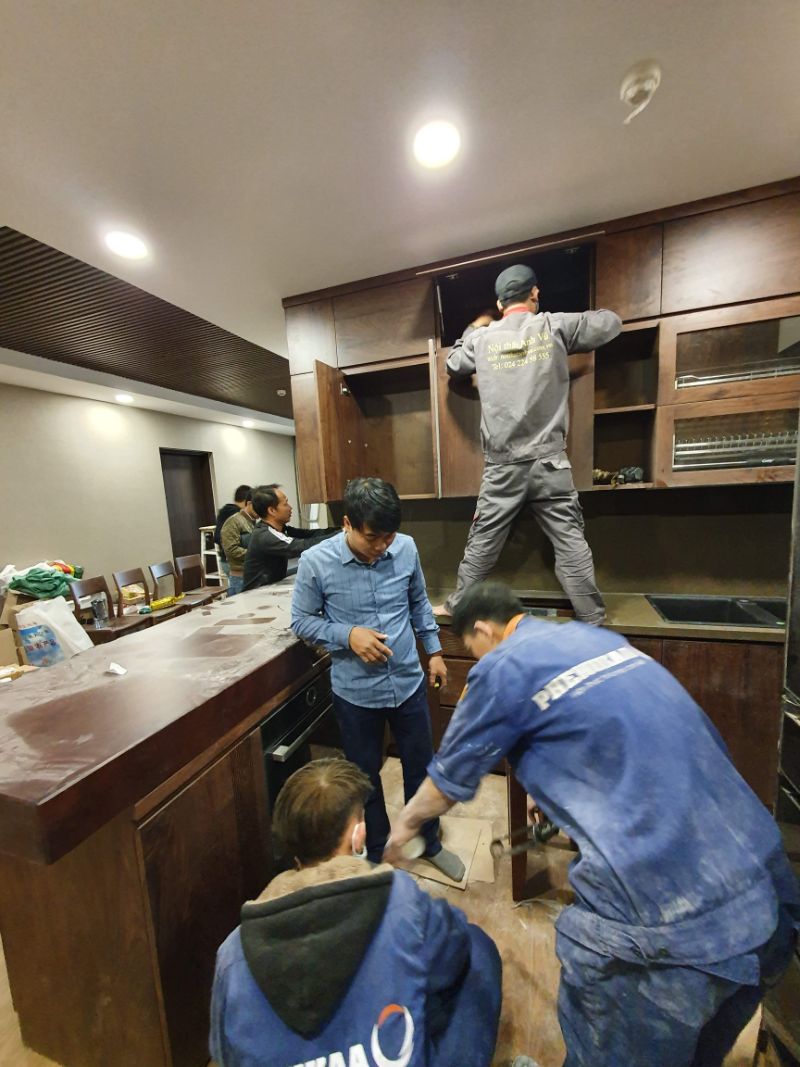 Thi công cải tạo nội thất chung cư nhà anh Phước 17