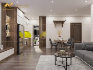 Thiết kế nội thất căn hộ chung cư Mr Kiên - EuroWindow 5