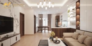 thiết kế nội thất phòng khách 3