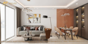 Thiết kế nội thất chung cư Mr Trung – Bea Sky Nguyễn Xiển 1