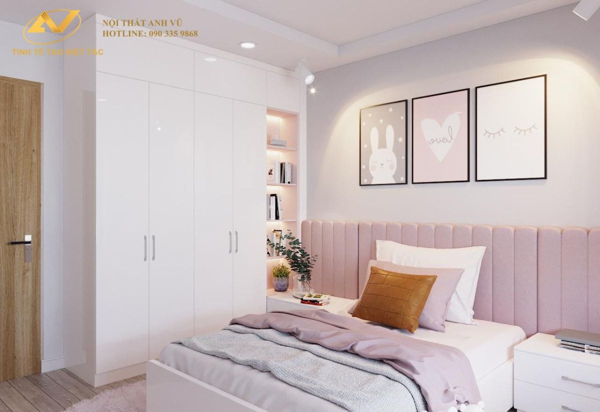 thiết kế nội thất chung cư cao cấp Anh Minh Liễu Giai 12