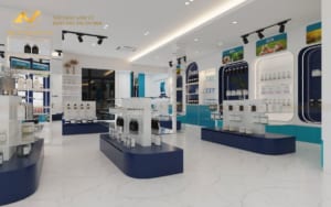Thiết kế nội thất văn phòng Showroom KOKASI Linh Đàm-4