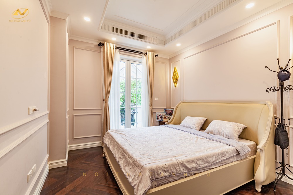 Mẫu phòng ngủ tone trắng