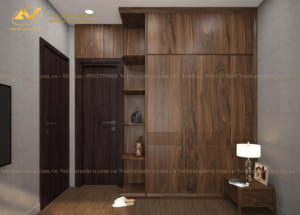 Tủ quần áo gỗ óc chó