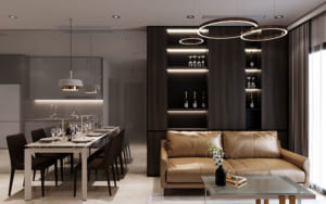thiết kế nội thất chung cư mr Đức