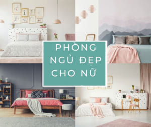 thiết kế phòng ngủ cho nữ sang trọng