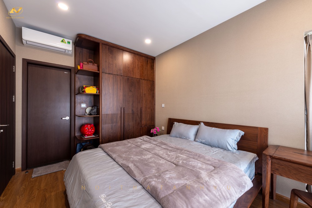 THI CÔNG NỘI THẤT CHUNG CƯ GỖ ÓC CHÓ CAO CẤP TRỌN GÓI 10 THI CÔNG NỘI THẤT CHUNG CƯ GỖ ÓC CHÓ CAO CẤP TRỌN GÓI 8