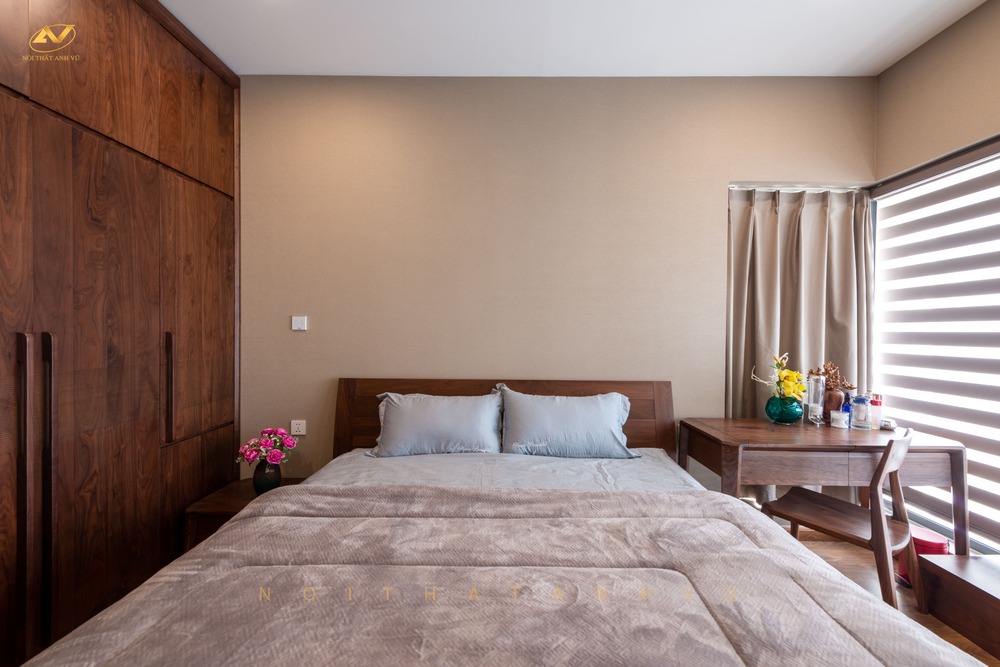 THI CÔNG NỘI THẤT CHUNG CƯ GỖ ÓC CHÓ CAO CẤP TRỌN GÓI 9 THI CÔNG NỘI THẤT CHUNG CƯ GỖ ÓC CHÓ CAO CẤP TRỌN GÓI 7