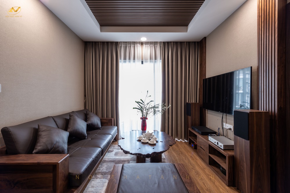 THI CÔNG NỘI THẤT CHUNG CƯ GỖ ÓC CHÓ CAO CẤP TRỌN GÓI 4 THI CÔNG NỘI THẤT CHUNG CƯ GỖ ÓC CHÓ CAO CẤP TRỌN GÓI 3